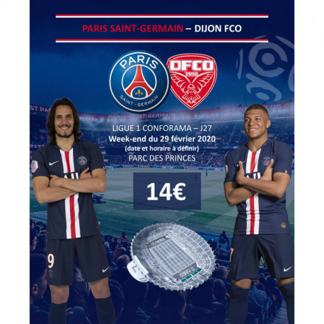 PSG-DIJON TARIF ETUDIANT