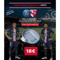 PSG-METZ  TARIF ETUDIANT